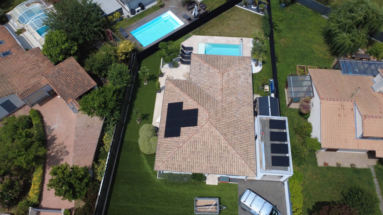 Installation solaire photovoltaïque DUALSUN de 5kwc à Artigues-Pres-Bordeaux 