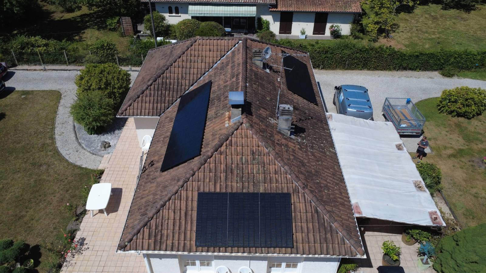 Chantier 6kwc à Salaunes (33)