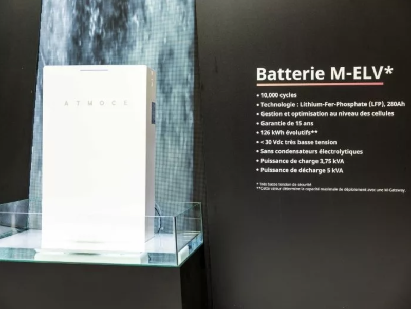 Batterie solaire ATMOCE à Bordeaux 