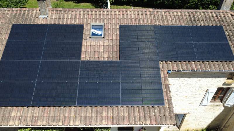 Installation 9kwc DUALSUN près de Agen dans le Lot-et Garonne 