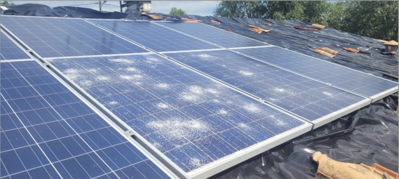 Panneaux solaires cassé Bordeaux 