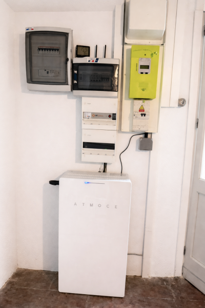 Installation batterie Atmoce 7kw/h