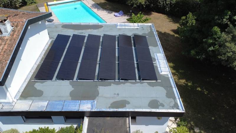 Installation 9kwc à Leognan proche Bordeaux en autoconsommation 