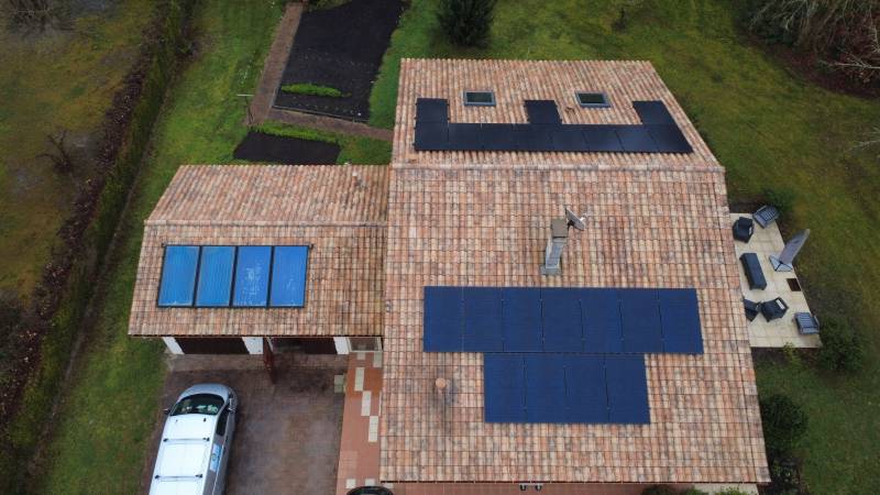 Installation solaire 11 kWc à Belin-Béliet : 22 panneaux DualSun, micro-onduleurs APSystems et rentabilité en 5 ans